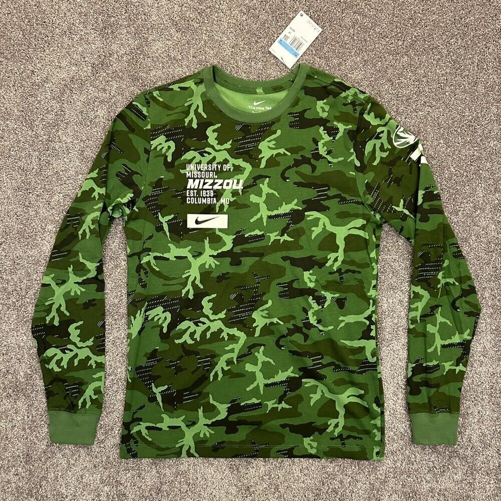 Nike Men's Missouri Tigers Mizzou Long Sleeves T-Shirt Size M - Medium - NWT $42 - Picture 2 of 14